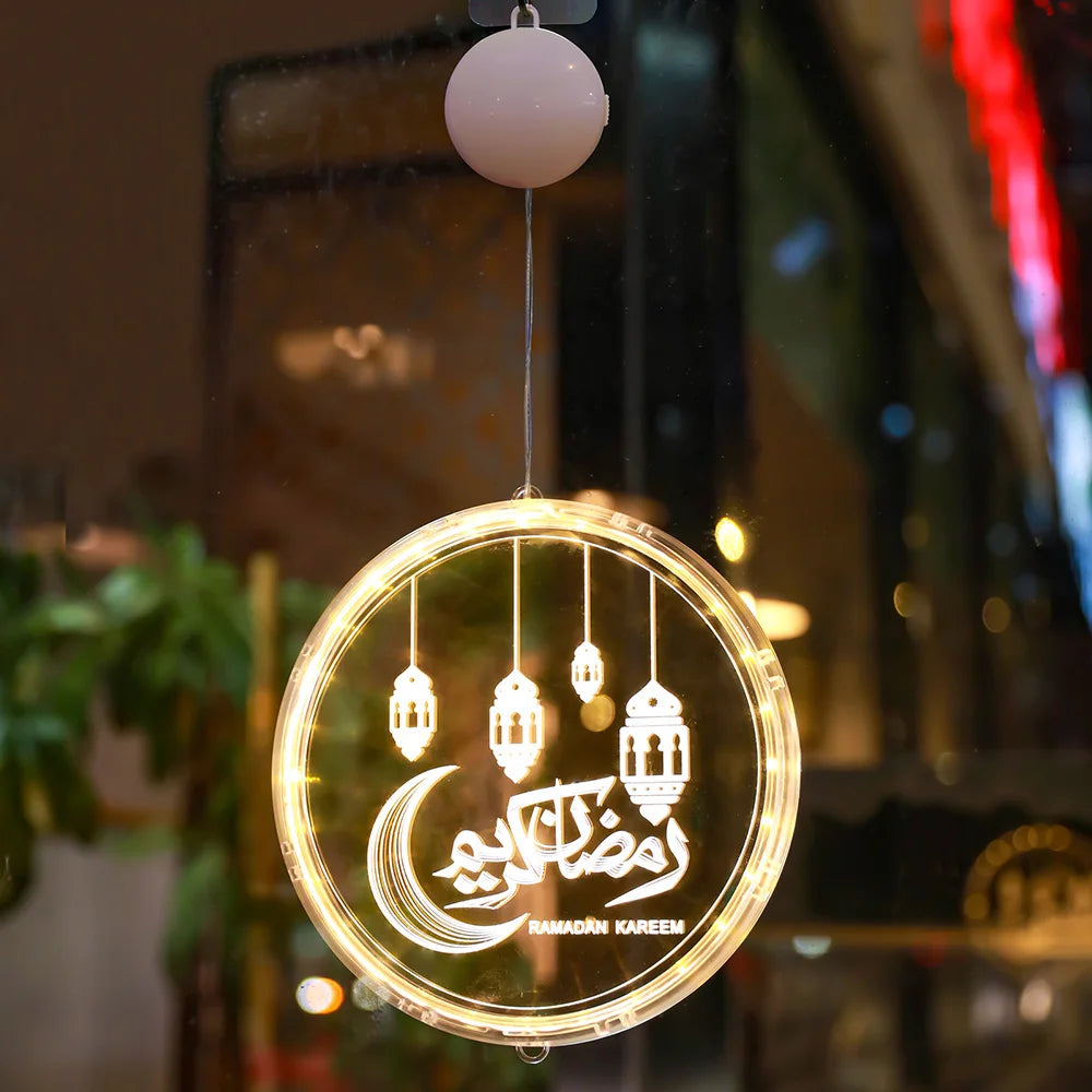 Ramadan Lights Moon Star LED Ramadan Decorations Islam