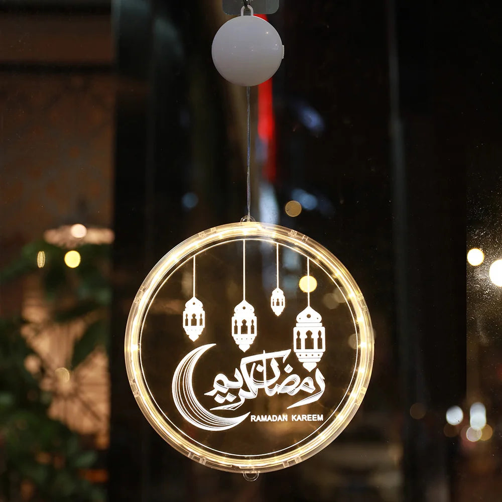 Ramadan Lights Moon Star LED Ramadan Decorations Islam